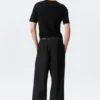 Moe Trousers Relaxed Fit Low Waist – Black