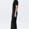 Moe Trousers Relaxed Fit Low Waist – Black