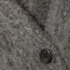 Mohair Blend Cardigan – Dark Grey
