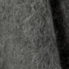Mohair-Blend Funnel Neck Sweater – Dark Grey Melange