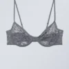 Molly Underwire Bra – Dark Grey