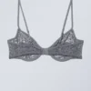 Molly Underwire Bra – Dark Grey