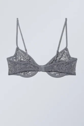 Molly Underwire Bra – Dark Grey