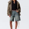 Monterey Low Rise Denim Shorts – Arizona Blue – Medium Blue