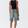 Monterey Low Rise Denim Shorts – Arizona Blue – Medium Blue