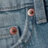 Monterey Low Rise Denim Shorts – Blue Fade – Medium Blue