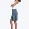 Monterey Low Rise Denim Shorts – Radio Blue – Medium Blue