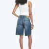 Monterey Low Rise Denim Shorts – Radio Blue – Medium Blue