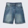 Monterey Low Rise Denim Shorts – Radio Blue – Medium Blue