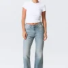 Moon Mid Rise Regular Bootcut Jeans – Seventeen Blue – Medium Blue