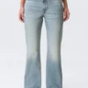 Moon Mid Rise Regular Bootcut Jeans – Seventeen Blue – Medium Blue