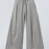 Motion Low Rise Cotton Trousers – Dusty Grey