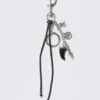 Multi-Charm Keyring – Metal/Black String