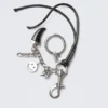 Multi-Charm Keyring – Metal/Black String