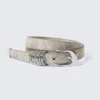 Multi D-Ring Faux Leather Belt – Light Mole