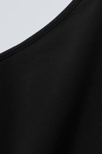 Myra Seamless Longsleeve Top – Black