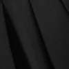 Nate Baggy Fit Pleated Suit Trousers – Black