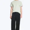 Nate Baggy Linen Blend Suit Trousers – Black