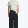 Nate Baggy Linen Blend Suit Trousers – Black