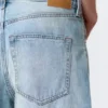 Nebula Mid Rise Loose Barrel Unisex Jeans – Kimberley Blue – Light Blue