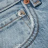 Nebula Mid Rise Loose Barrel Unisex Jeans – Kimberley Blue – Light Blue