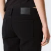 Neptune Low Rise Slim Straight Leg Jeans – Black Rinse – Black
