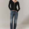 Neptune Low Rise Slim Straight Leg Jeans – Blue Hymn – Medium Blue