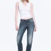 Neptune Low Rise Slim Straight Leg Jeans – Blue Hymn – Medium Blue