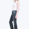 Neptune Low Rise Slim Straight Leg Jeans – Blue Hymn – Medium Blue