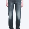 Neptune Low Rise Slim Straight Leg Jeans – Blue Hymn – Medium Blue