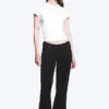 Nova Low Rise Slim Bootcut Jeans – Black Rinse – Black