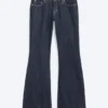 Nova Low Rise Slim Bootcut Jeans – Blue Rinse – Dark Blue