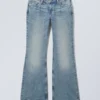 Nova Low Rise Slim Bootcut Jeans – Blue Stream – Medium Blue