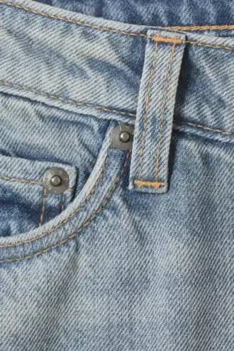 Nova Low Rise Slim Bootcut Jeans – Brick Blue – Light Blue