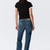 Nova Low Rise Slim Bootcut Jeans – Deep Sea Blue – Dark Blue