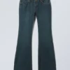 Nova Low Rise Slim Bootcut Jeans – Lake Blue – Medium Blue
