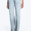 Nova Low Rise Slim Bootcut Jeans – Lip Blue – Light Blue