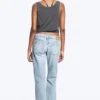 Nova Low Rise Slim Bootcut Jeans – Lip Blue – Light Blue