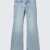 Nova Low Rise Slim Bootcut Jeans – Lip Blue – Light Blue