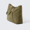 Nylon Tote Bag – Khaki Green
