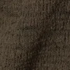 Off-Shoulder Knitted Sweater – Dark Brown