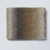 Ombre Striped Wool Blend Scarf – Dusty Beige