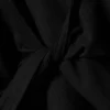 Open Back Long-Sleeved Top – Black
