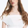 Open Back Top – White