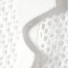 Open-Knit Button-Up Cardigan – Dusty White