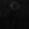 Orbit Mid Rise Regular Straight Jeans – Black Rinse – Black