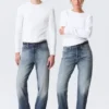 Orbit Mid Rise Regular Straight Jeans – Board Blue – Medium Blue