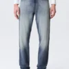Orbit Mid Rise Regular Straight Jeans – Board Blue – Medium Blue