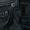 Orbit Mid Rise Regular Straight Leg Jeans – Ridge Blue – Dark Blue
