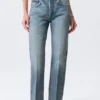 Origin Mid Rise Regular Straight Jeans – Mid Blue – Medium Blue